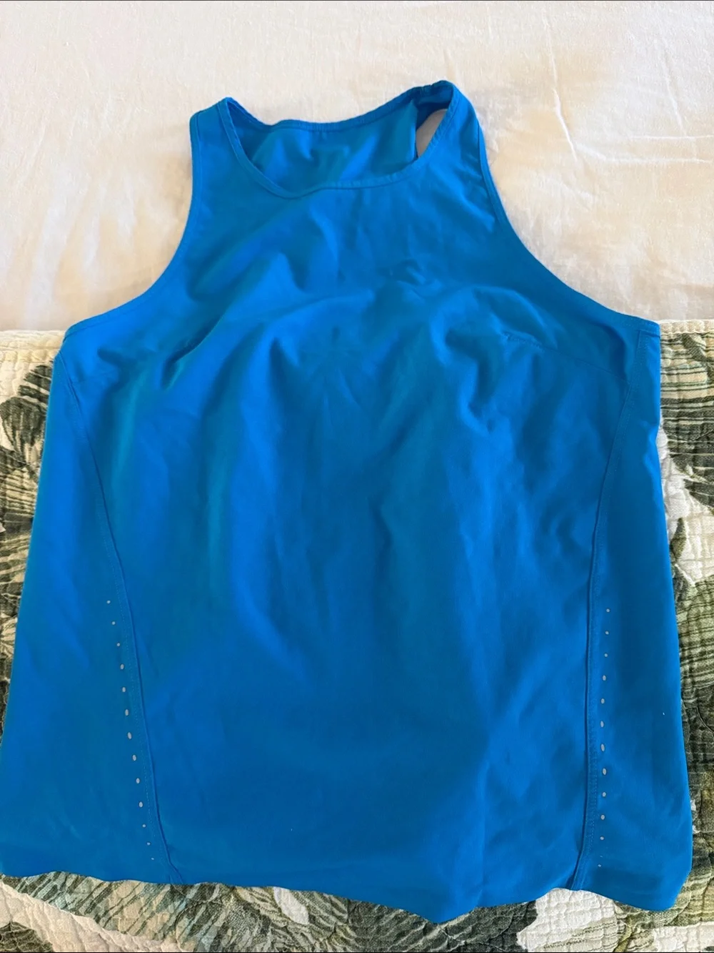 lululemon athletica Vibrant Blue High-Neck Performance Tank